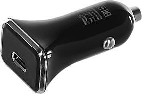 Автомобильное зарядное устройство Buro BUCK1, USB-C, 18Вт, 3A, черный [buck18p010bk]