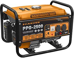 Бензиновый генератор CARVER PPG- 2500, 220/12 В, 2.3кВт [01.020.00009]