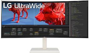 38" Монитор LG UltraWide 38WR85QC-W, 3840x1600, NANO IPS, 144Гц, 2хHDMI, 1хDP, изогнутый, белый