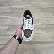 Кроссовки Travis Scott X Wmns Air Jordan 1 Low Pink, фото 2