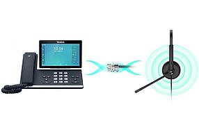 Головная гарнитура Yealink YHS34 Dual Дуо, Проводная, HD звук, QD, RJ9