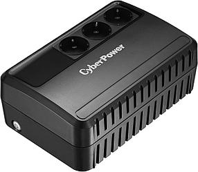 CyberPower BU600E ИБП {Line-Interactive, 600VA/360W (3 EURO), 12В/5 Ач х 1}