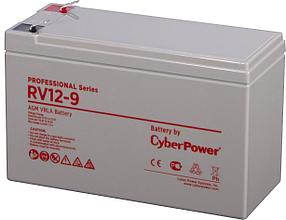 CyberPower Аккумуляторная батарея RV 12-9 12V/9Ah {клемма F2, ДхШхВ 151х65х94мм, высота с клеммами 100, вес