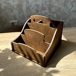 Органайзер-диспенсер для столовых приборов для кафе / бара / ресторана  178*178*150 мм