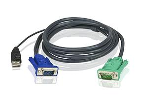 Кабель ATEN CABLE HD15M/USB A(M)--SPHD15M, 5m (2L-5205U)