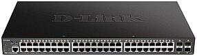 Коммутатор D-Link DGS-1250-52XMP/A1A, управляемый