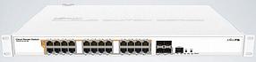 Коммутатор MIKROTIK CRS328-24P-4S+RM, управляемый