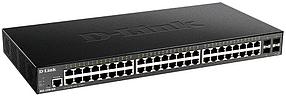 D-Link DGS-1250-52X/A1A Настраиваемый L2 коммутатор c 48 портами 10/100/1000Base-T и 4 портами 10GBase-X SFP+