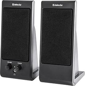 Defender SPK 165 /170 черные {2.0, 2х2 W, разъем для наушников, USB} [65165]