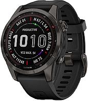 Garmin Fenix 7S Saphire Solar / Carbon-Gray Спортивные часы 010-02539-25