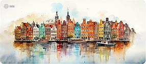 Коврик для мыши Cactus Amsterdam 900x400x3мм (CS-MP-PRO12XXL)