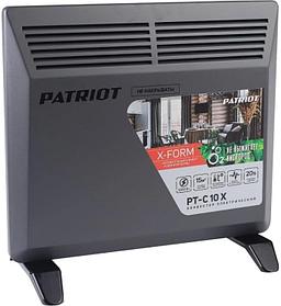 Конвектор Patriot PT-C 10 X, 1000Вт, с терморегулятором, серый [633307302]