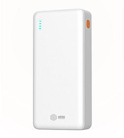 Внешний аккумулятор (Power Bank) Cactus CS-PBFSEA-20000, 20000мAч, белый