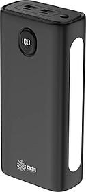 Внешний аккумулятор (Power Bank) Cactus CS-PBFSJA-30000, 30000мAч, черный