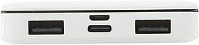 Внешний аккумулятор (Power Bank) Cactus CS-PBFSKT-10000, 10000мAч, белый