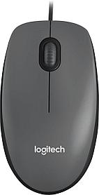 Мышь Logitech M90 (910-001793/910-001795) Black Optical Mouse USB 3btn+Roll (полноразмерная мышь для ПК,