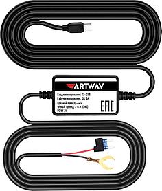 Кабель Artway PBX-5V черный 3.5м Комплект бесперебойного питания видеорегистратора (5V)