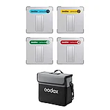 Комплект кино-рефлекторов Godox Knowled LiteFlow 25 Kit, фото 8