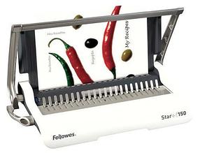 Переплетчик Fellowes STAR+ на пластиковую пружину, сшивает до 150 лст., перфорирует 15 лст.