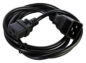 Шнур питания Rem (R-16-CORD-C19-S-1.8) C19-Schuko проводник.:3x1.5мм2 1.8м 250В 16А (упак.:1шт) черн
