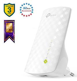 Усилитель Wi-Fi TP-Link RE200 AC750 (802.11ac (Wi-Fi 5), 2.4 ГГц/5 ГГц, до 750 Mbps, 1x100Mbit LAN)