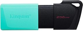 Флешка USB Kingston DataTraveler Exodia M 256ГБ, USB3.0, черный и зеленый [dtxm/256gb]