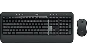 Комплект (клавиатура+мышь) Logitech MK540, USB, беспроводной, заводское нанесение кириллицы, черный