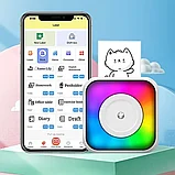 Мини принтер детский беспроводной Bluetooth с RGB, фото 3
