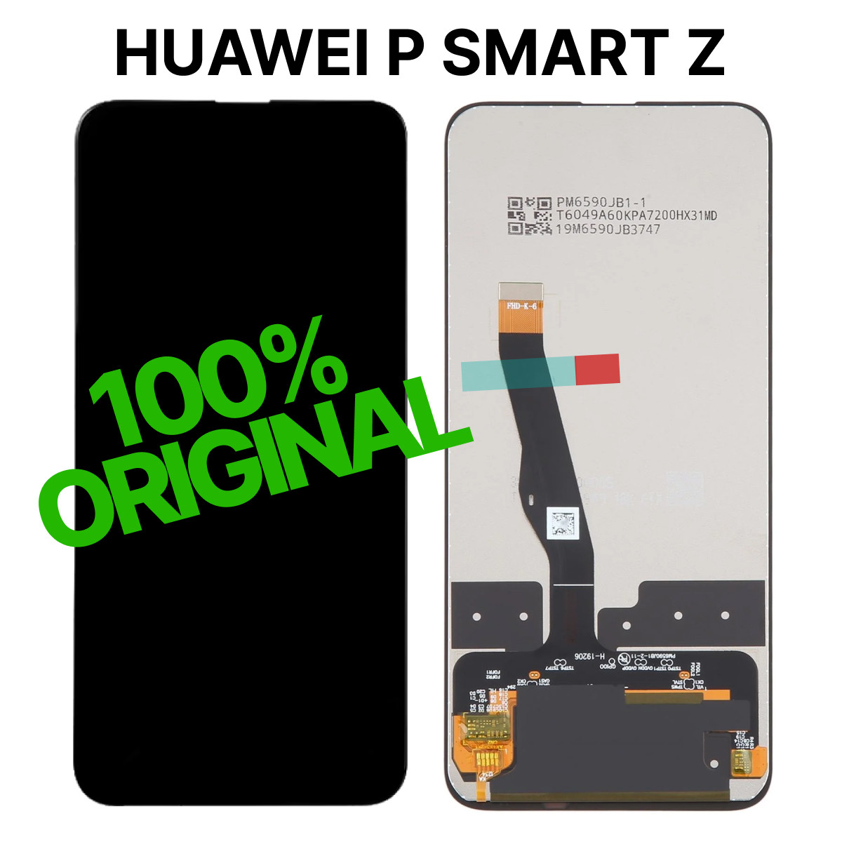 Экран Huawei P Smart Z Original 100% (STK-LX1) c тачскрином, черный