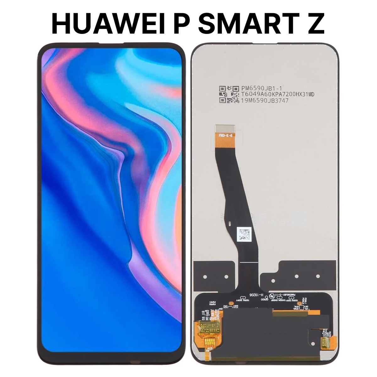 Экран для Huawei P Smart Z (STK-LX1) c тачскрином, черный