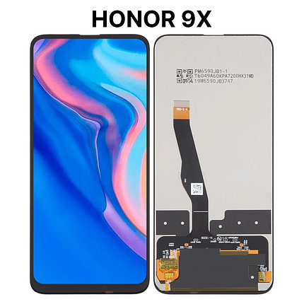 Экран для Honor 9X (STK-LX1) c тачскрином, черный, фото 2