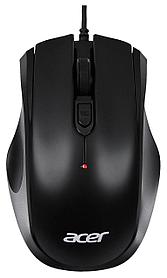 Мышь Acer OMW020, оптическая, проводная, USB, черный [zl.mceee.004]