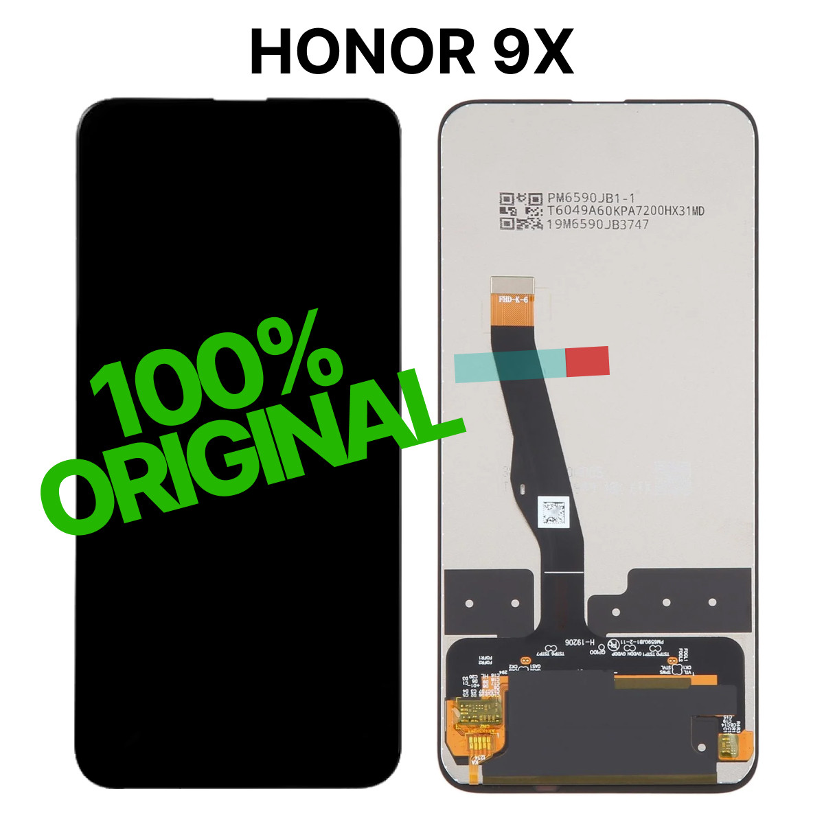 Экран для Huawei Honor 9X Original 100% (STK-LX1) c тачскрином, черный