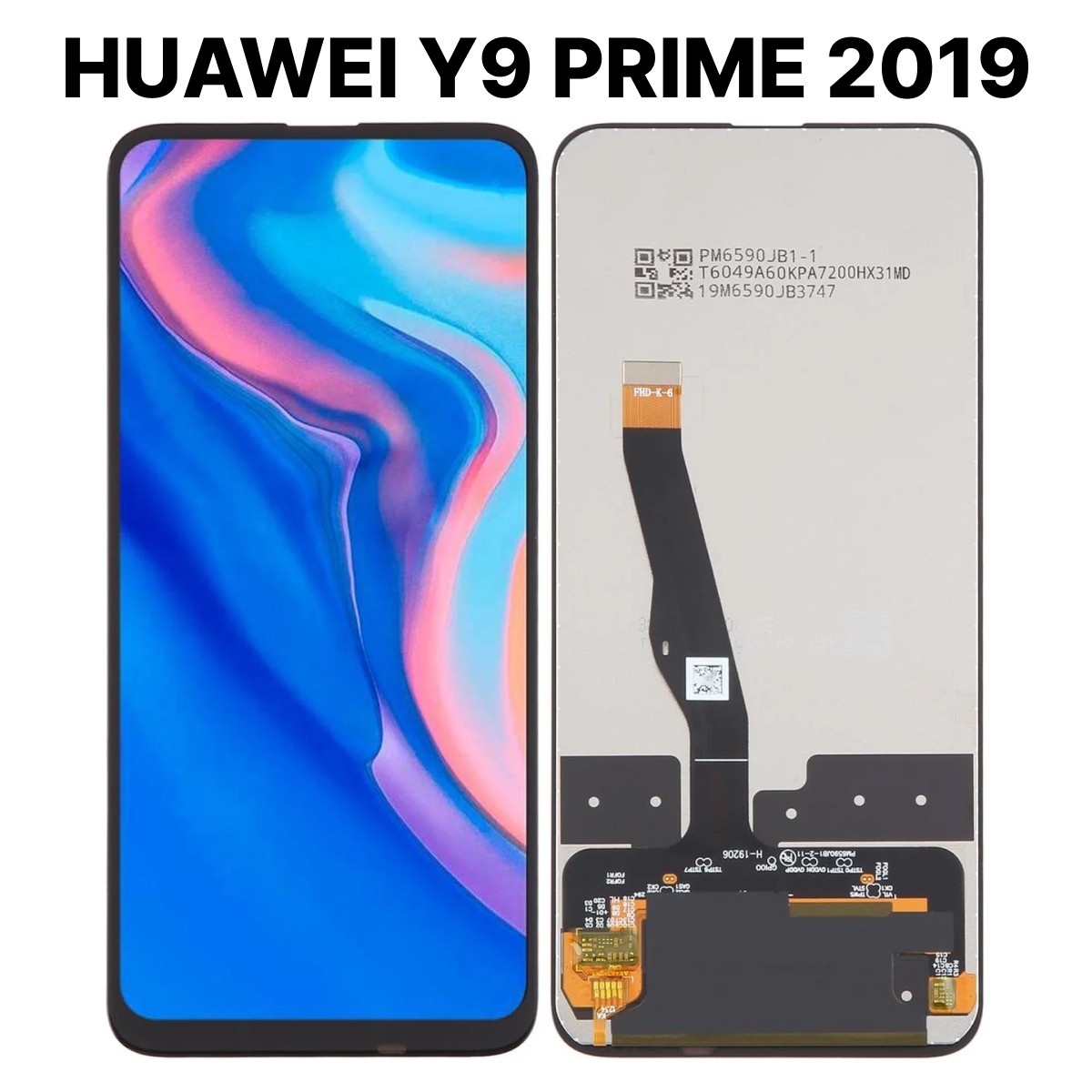 Экран для Huawei Y9 Prime 2019 (STK-L21, STK-L22, STK-LX3) с тачскрином, черный