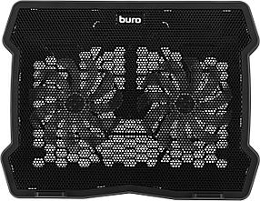 Подставка для ноутбука Buro BU-LCP150-B213 15"335x265x22мм 74.35дБ 1xUSB 2x 140ммFAN 480г металлическая