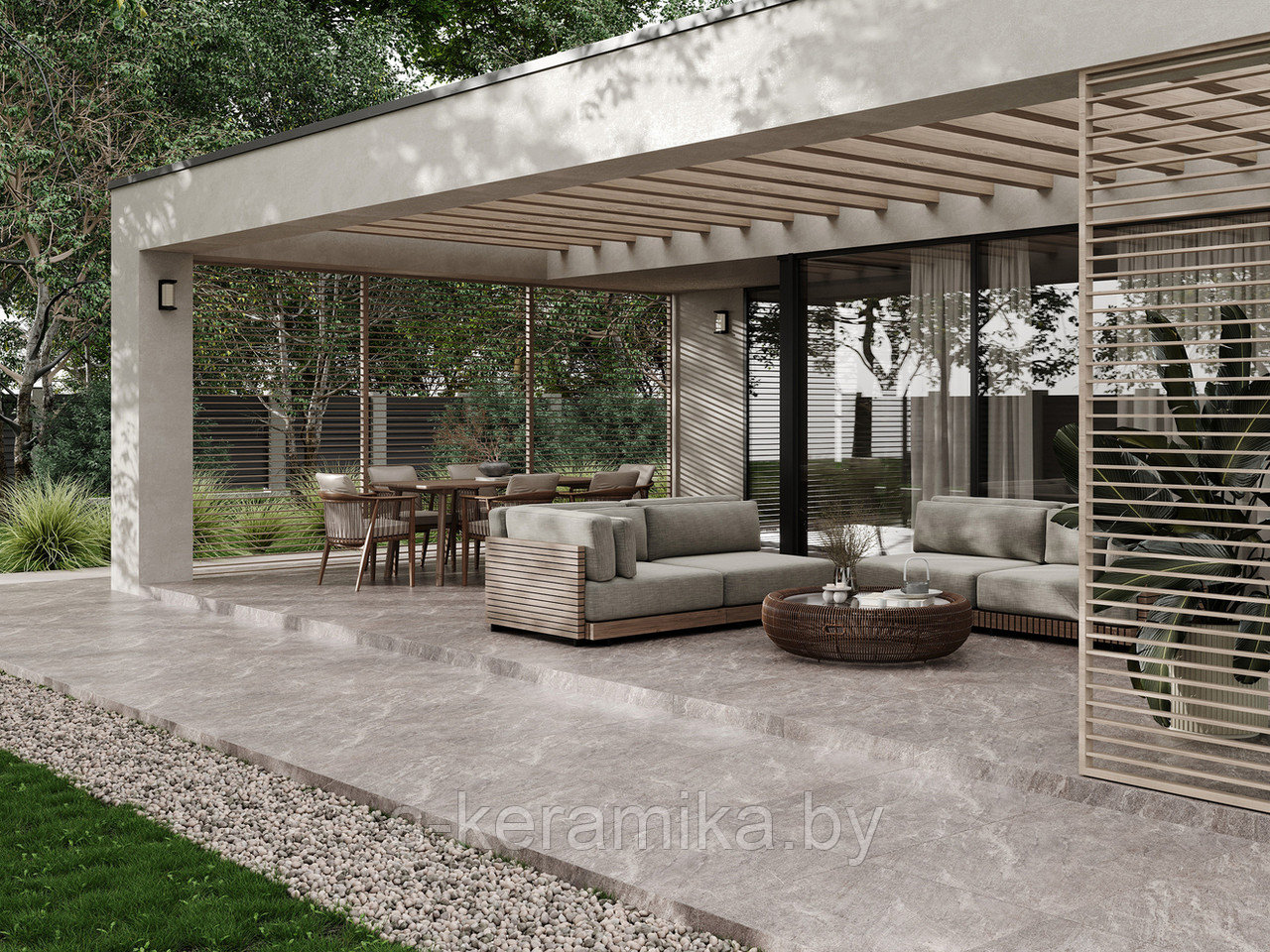 КЕРАМОГРАНИТ ЦЕРСАНИТ-CERSANIT DESERT СЕРЫЙ 59,8x59,8 17888 СОРТ-1