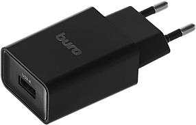 Сетевое зарядное устройство Buro BUWA1, USB-A, 10.5Вт, 2.1A, черный [buwa10s100bk]