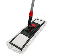 Комплект "Швабра профессиональная ЧистоPROF 60": Флаундер 60 см + Моп петлевой + Рукоятка 140 см