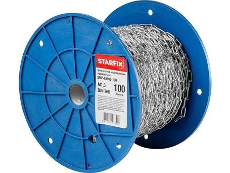 Цепь сварная короткозвенная DIN 766