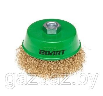 Щетка (чашка) 100 мм. М14 *ВОЛАТ* арт. 81030-100 (гофра)