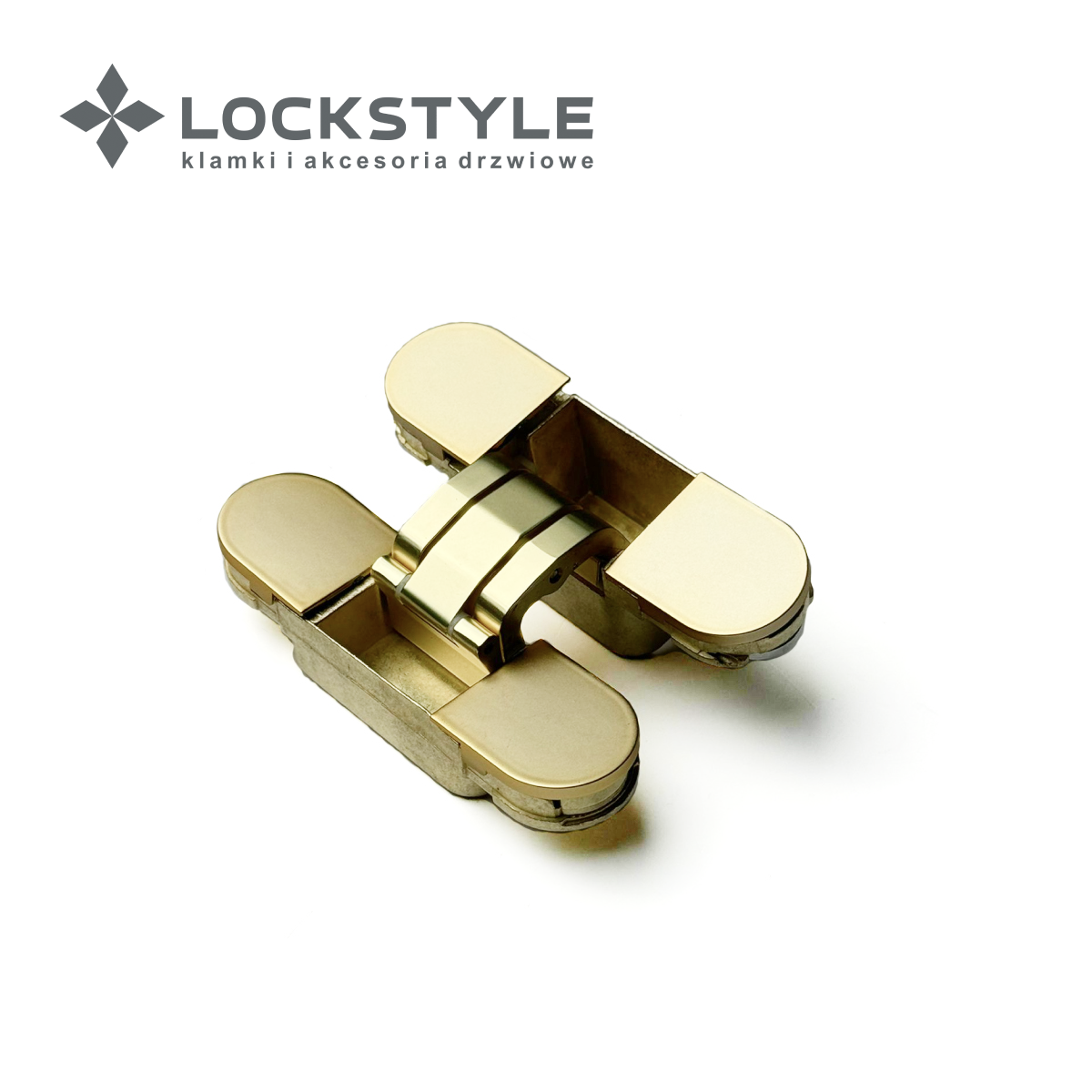 Петля скрытая 3D LOCKSTYLE, модель ECLIPSE 2.0 комплект MATT GOLD (матовое золото)