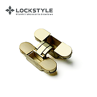 Петля скрытая 3D LOCKSTYLE, модель ECLIPSE 2.0 комплект MATT GOLD (матовое золото)