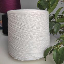 Monticolor Bonwool 85% хлопок, 15% меринос 1666 м 100г молочный/ мягкий белый