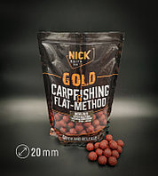Бойлы прикормочные NICK BAITS Червь-Мотыль 1кг. 20мм