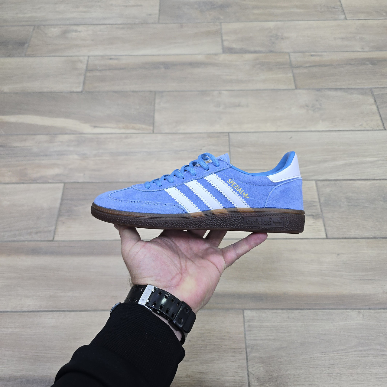 Кроссовки Wmns Adidas Spezial Light Blue White