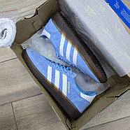 Кроссовки Wmns Adidas Spezial Light Blue White, фото 6