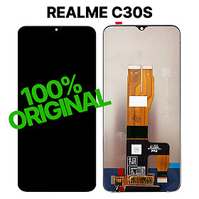 Экран для Realme C30S Original 100% c тачскрином, черный