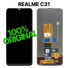 Экран для Realme C31 Original 100% c тачскрином, черный