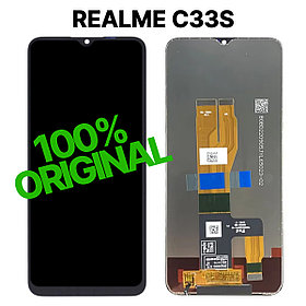 Экран для Realme C33s Original 100% c тачскрином, черный