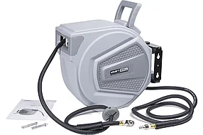 Катушка KraftWell KRW1731.C8 для раздачи воздуха/воды, закрытая пластиковая 14 м
